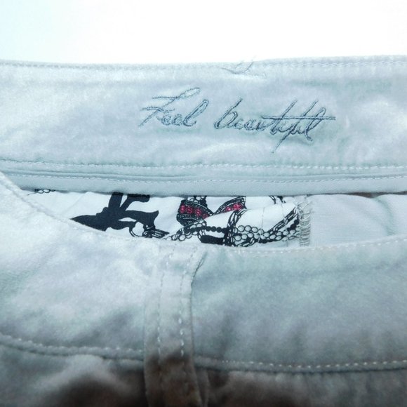 White House Black Market Blanc Velvet Pants Size 2 - Picture 7 of 8